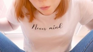 Lover Doggy Fuck Tight Pussy Redhead Near the Window